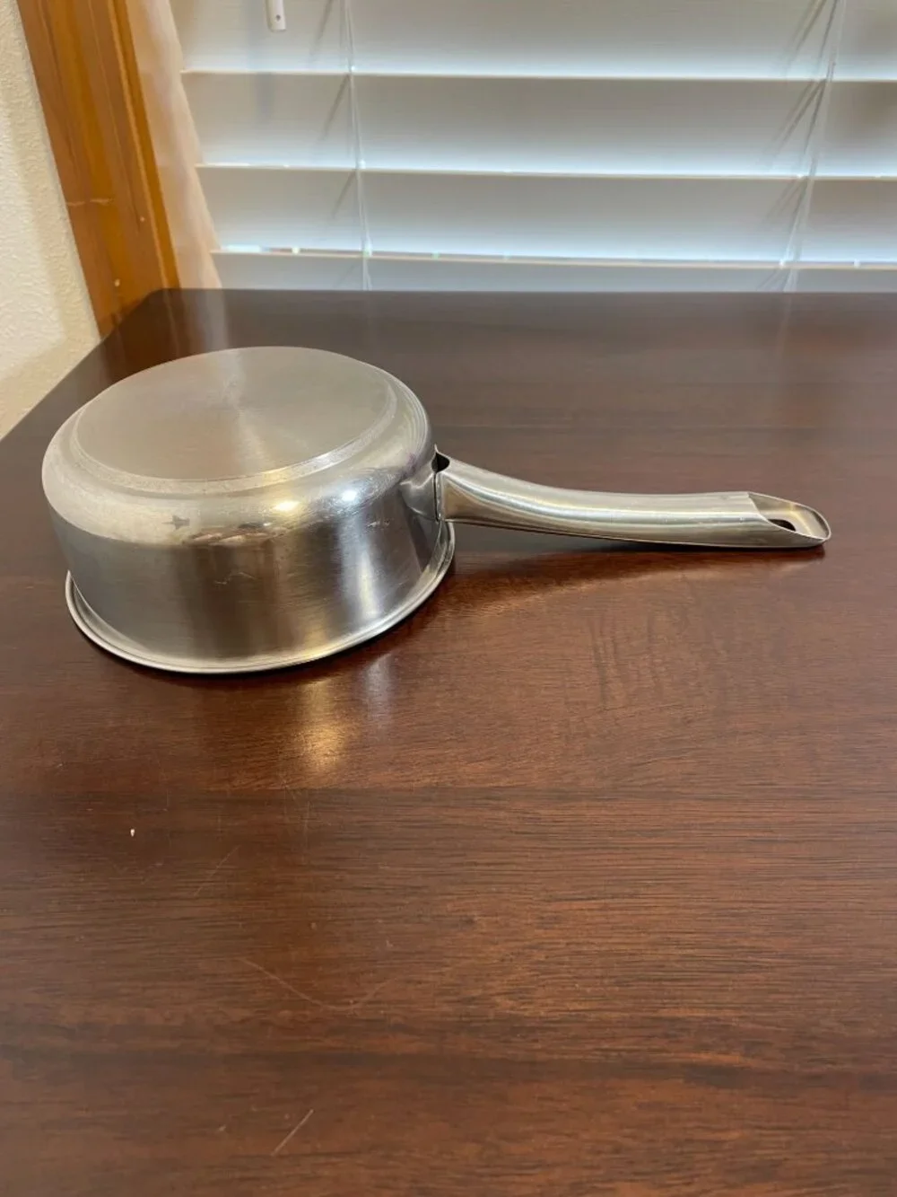 Vintage Sears Range Craft 1 qt Sauce Pot w/Lid Stainless Steel All Metal Handle